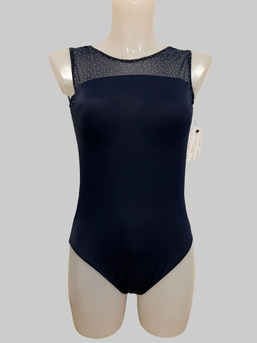 Flossy Leoard - Navy twinkle – Acrotastic Dancewear