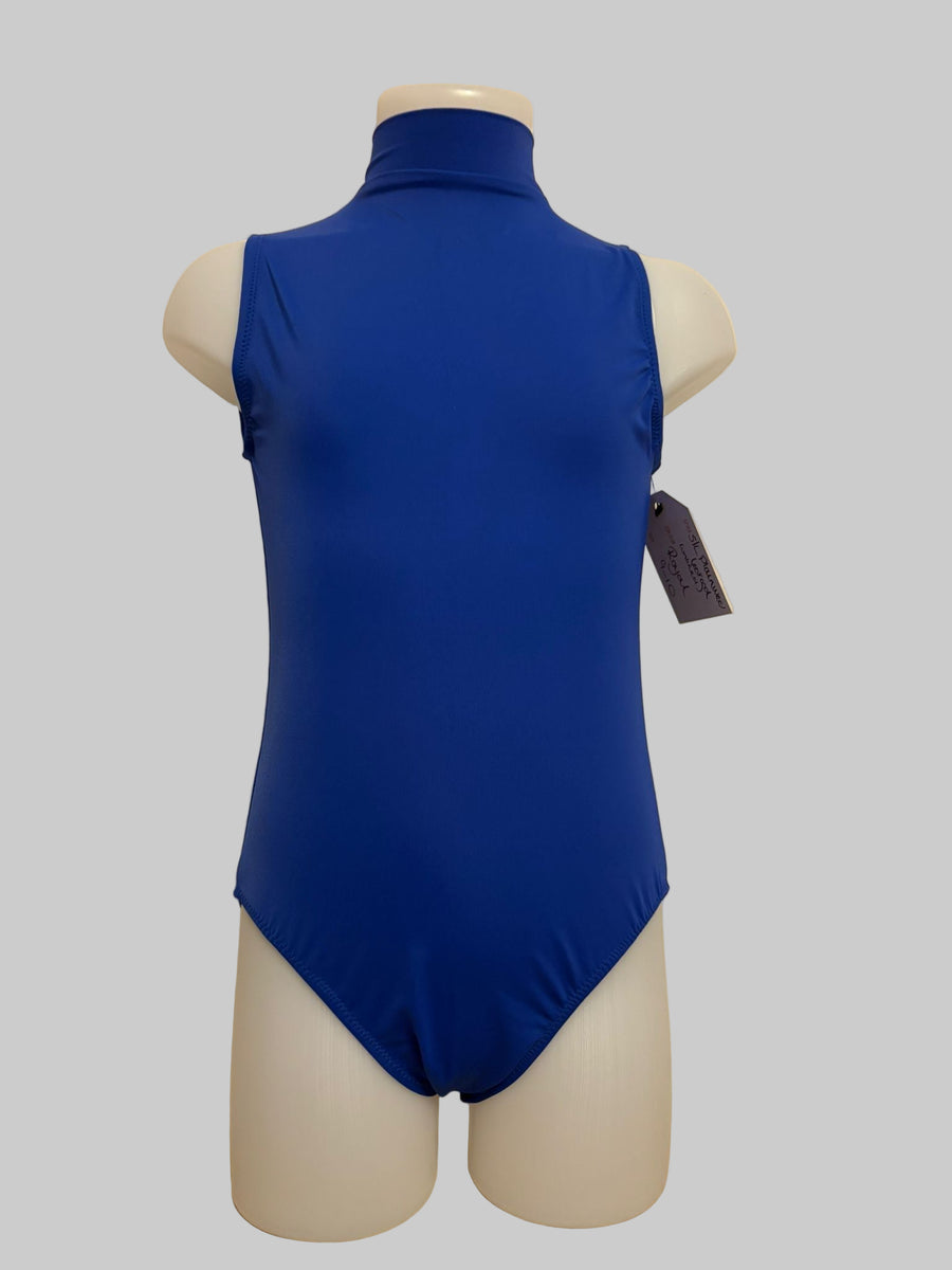 Sleeveless Plainwear leotard - Royal – Acrotastic Dancewear
