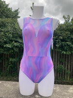 Lydia Leotard - Rainbow Glitter mesh (11 - 12)
