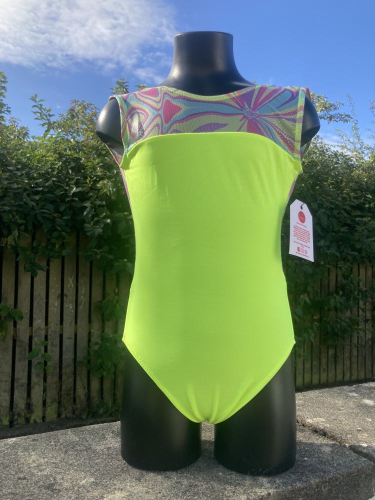 Flossy Leotard - Kaleidoscope mesh (9 - 10)