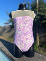 Sleeveless Bridie Leotard - Lemon Jazzle