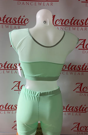 Mia Shorts Set - Spearmint - adult small
