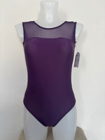 Flossy Leotard - Aubergine -Age 11-12