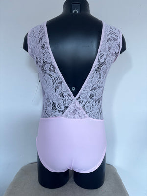 Flossy - pale pink lace - Age 7-8