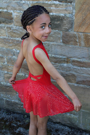 Eden Leotard - Red twinkle (discontinued)