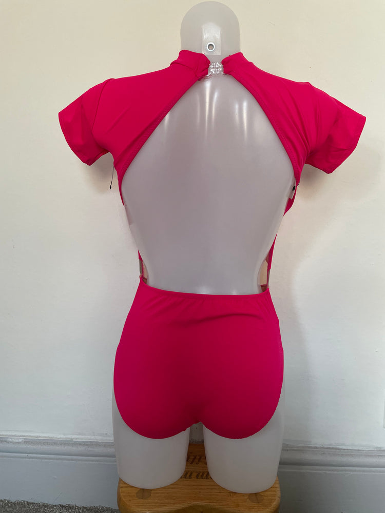 Lauryn Leotard - Adult Small/34 - Nude/Cerise